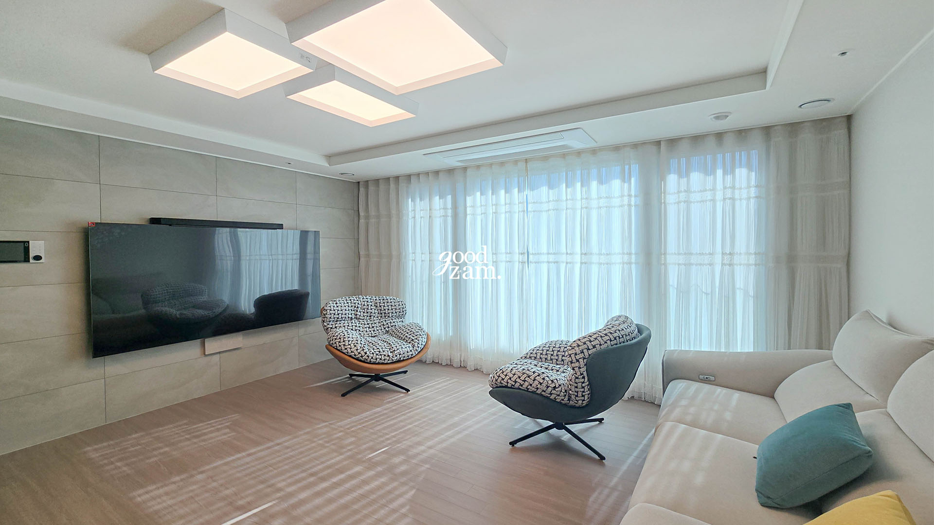 용인 모현 힐스테이트 몬테로이 프랜치 자수커튼으로 풍성함을 더해요!